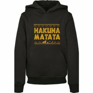 F4NT4STIC Hoodie Disney König der Löwen Hakuna Matata schwarz