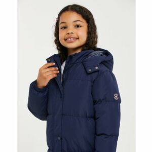 Threadgirls Mantel THB Longline Puffer Jacket Nasma Navy