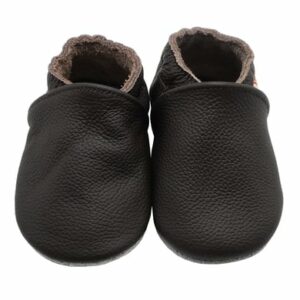 Yalion Baby Krabbelschuhe dunkelbraun