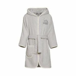 Playshoes Frotte-Bademantel Elefant grau