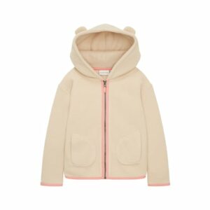 TOM TAILOR Sweatjacke Teddy Soft Light beige