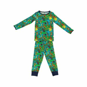 Smafolk Pyjama Jungle ocean blue