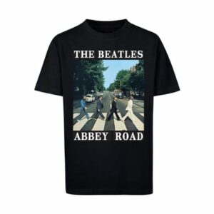 F4NT4STIC T-Shirt The Beatles Band Abbey Road schwarz