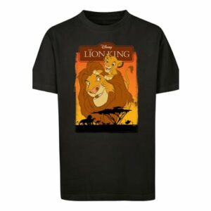 F4NT4STIC T-Shirt Disney König der Löwen Simba und Mufasa schwarz