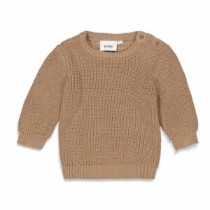 Feetje Strickpullover Nuts About You Taupe