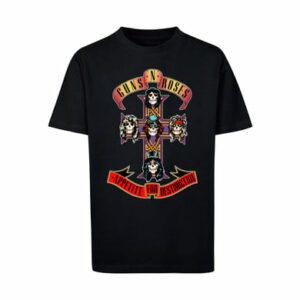 F4NT4STIC T-Shirt Guns 'n' Roses Band Appetite For Destruction schwarz