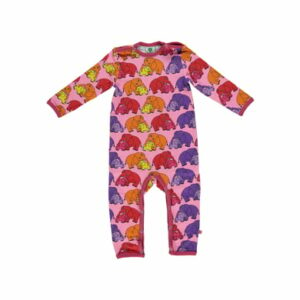 Smafolk Bodysuit Elephant sea pink