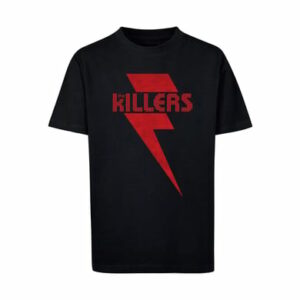 F4NT4STIC T-Shirt The Killers Rock Band Red Bolt schwarz