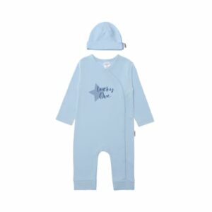 Liliput Jumpsuit mit Mütze Lucky one hellblau