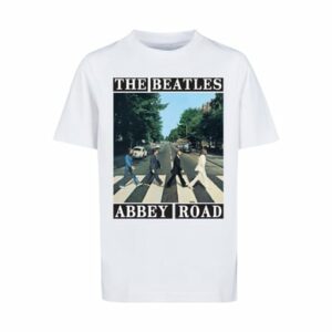 F4NT4STIC T-Shirt The Beatles Band Abbey Road weiß
