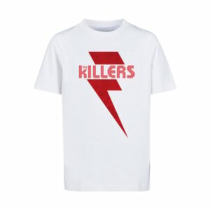F4NT4STIC T-Shirt The Killers Rock Band Red Bolt weiß