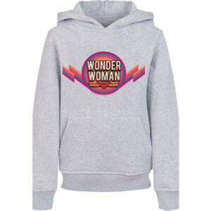 F4NT4STIC Hoodie DC Comics Wonder Woman Rainbow Logo heather grey