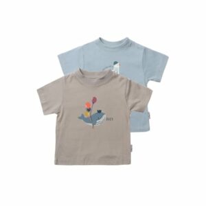 Liliput T-Shirt im 2er Pack Möwe oliv-hellblau