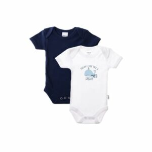 Liliput Amineckbody 2er-Pack Whale Captain blau