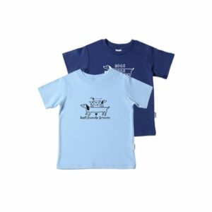Liliput T-Shirt im 2er Pack Dackel hellblau-dunkelblau