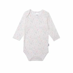 Liliput Baby-Body Blumen weiss-rosa