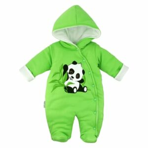Baby Sweets Schneeanzug Happy Panda grün weiß