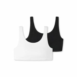 Schiesser Bustier Schwarz/Weiß