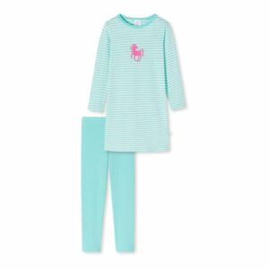 Schiesser Pyjama Pony World türkis