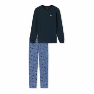 Schiesser Pyjama Natural Rhythm indigo