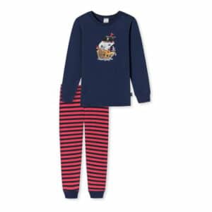 Schiesser Pyjama Boys World dunkelblau