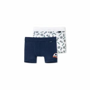 Schiesser Boxershort Blau/Weiß - Fußball