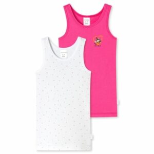 Schiesser Unterhemd Weiß/Pink
