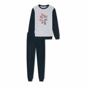 Schiesser Pyjama Natural Rhythm grau-mel.