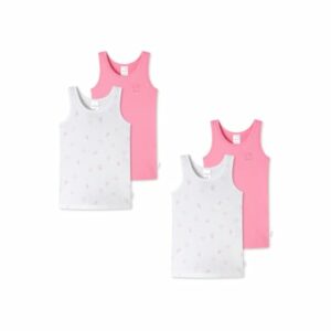Schiesser Unterhemd Allday Basic weiß/pink