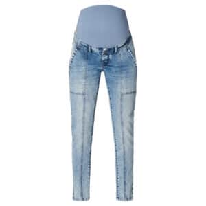 SUPERMOM Straight Umstandsjeans Empire Authentic Blue