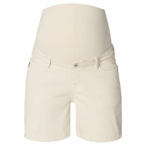 SUPERMOM Umstandsshorts Jeans Hurlock Bone White