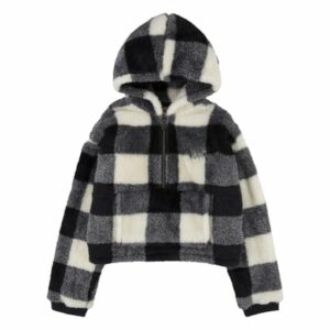 Levi's® Fleecejacke Girl schwarz/weiß