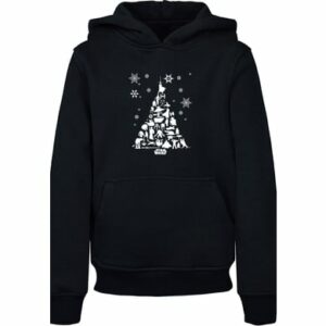 F4NT4STIC Hoodie Star Wars Christmas Weihnachtsbaum schwarz