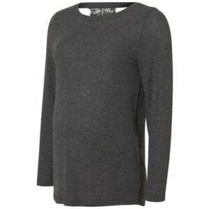 mama licious Umstandsshirt MLSELIA dark grey melange