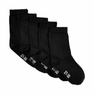 Minymo Socken 5er Pack Black