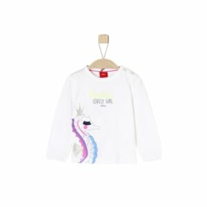 s.Oliver Girls Langarmshirt white