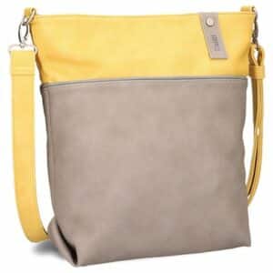 zwei Jana J12 - Schultertasche 33 cm lemon