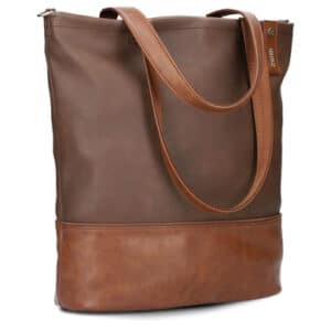 zwei Jana J145 - Schultertasche 37 cm cognac