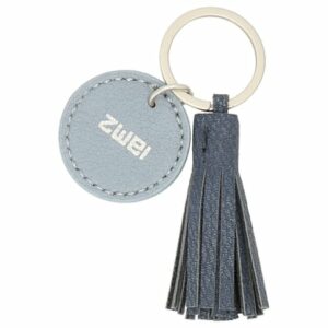 zwei Keyring KEY - Schlüsselanhänger nubuk-blue