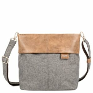 zwei Olli OT8 - Schultertasche 25 cm stone