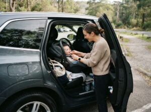 Autofahrt mit Baby