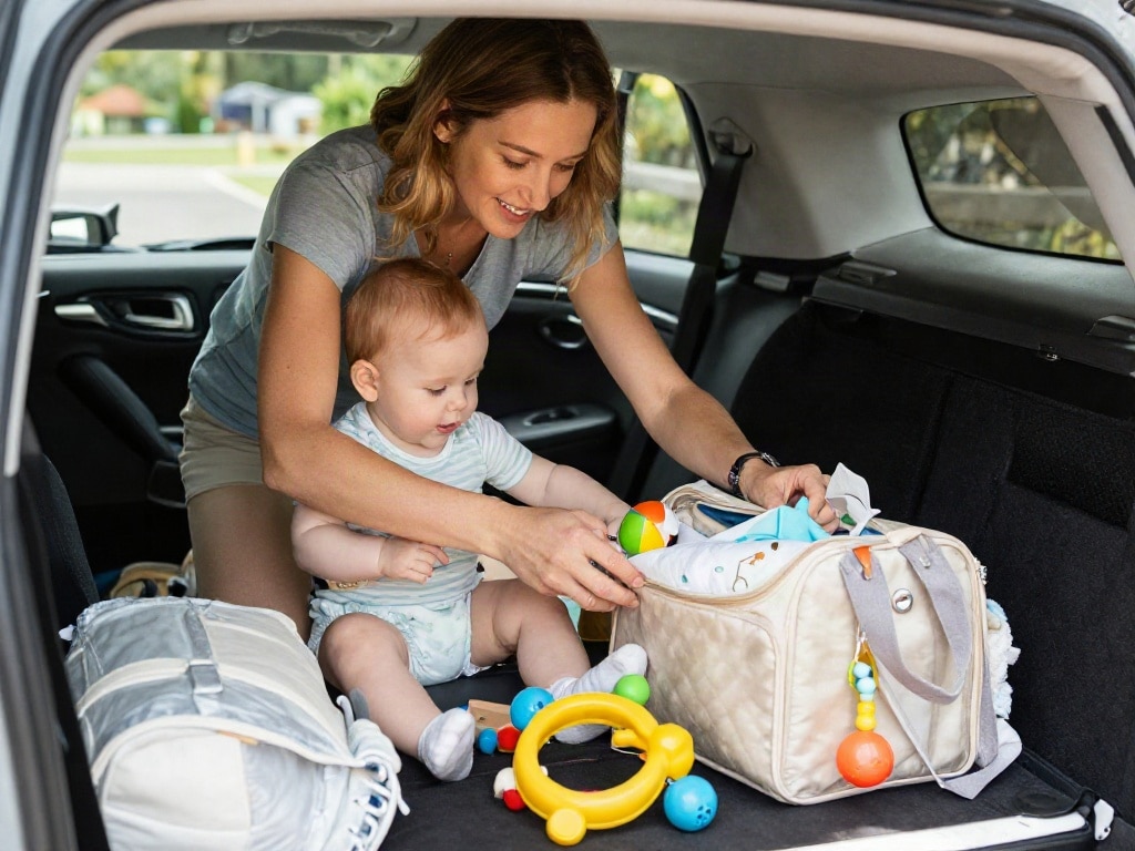 Autofahrt mit Baby