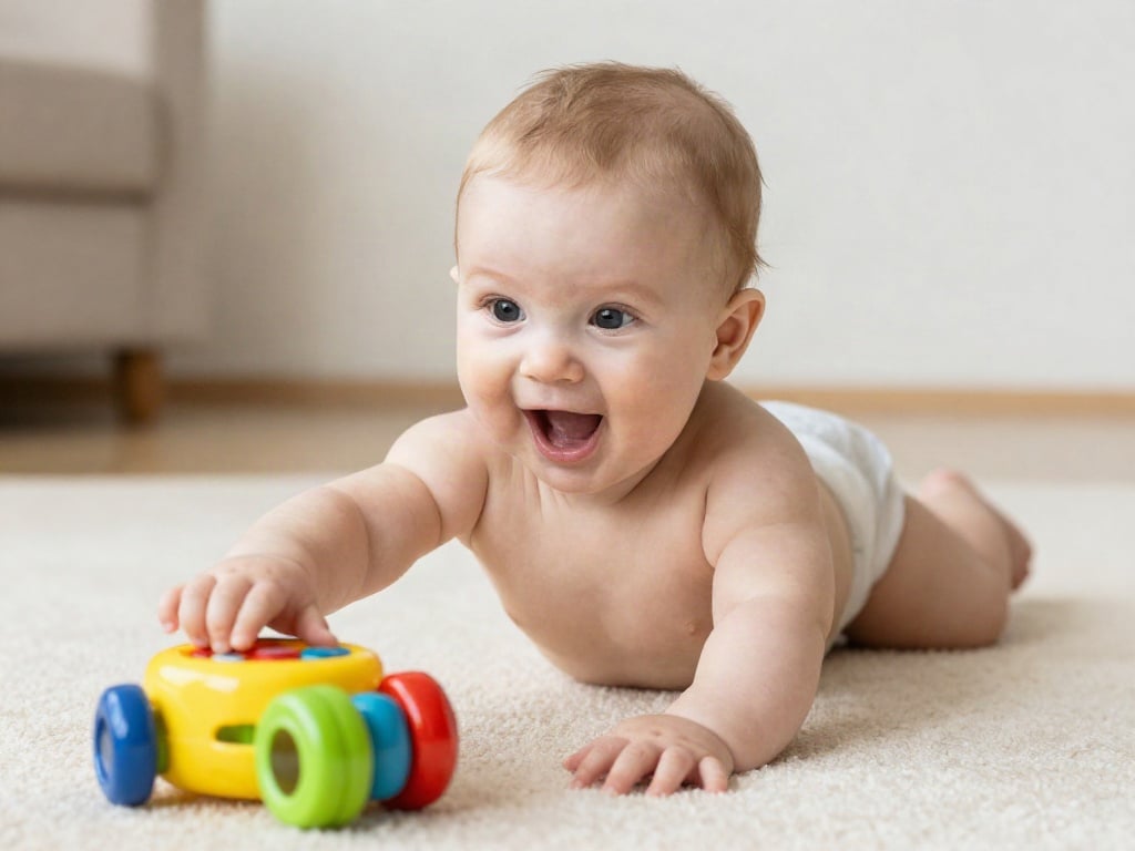 Baby 8 Monate Entwicklung