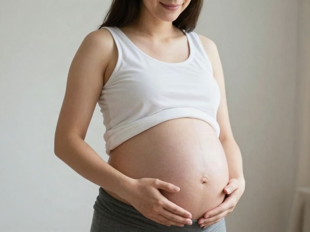 Babybauch Wachstum