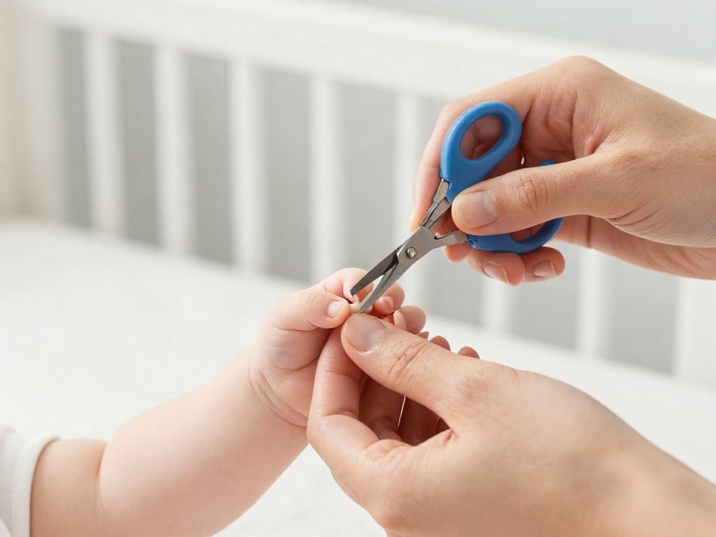 Baby Nägel schneiden