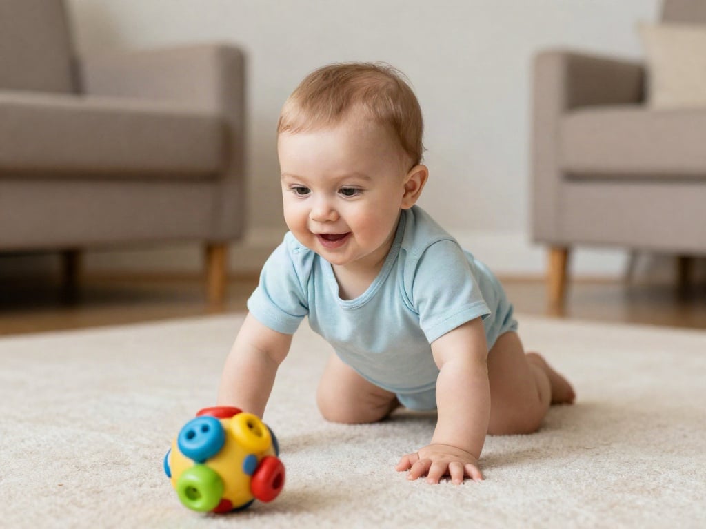 Baby laufen lernen