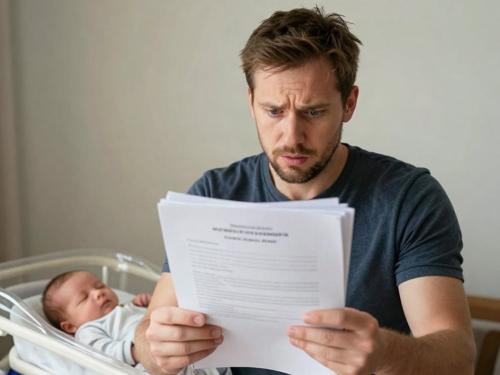 Papierkram nach Geburt