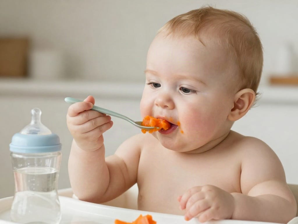 Baby Wasser trinken